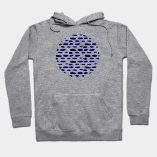 Shibori Dots and Clubs Hoodie